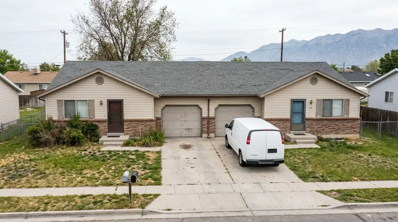 A late-1980s duplex in Clearfield
