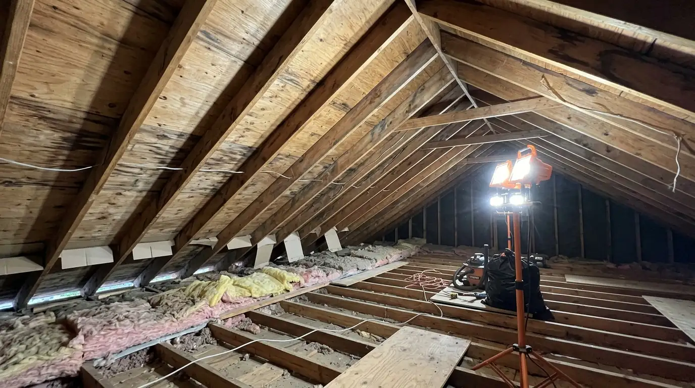 Basements, attics and rooms work by ABRA Mold Removal in Salt Lake City