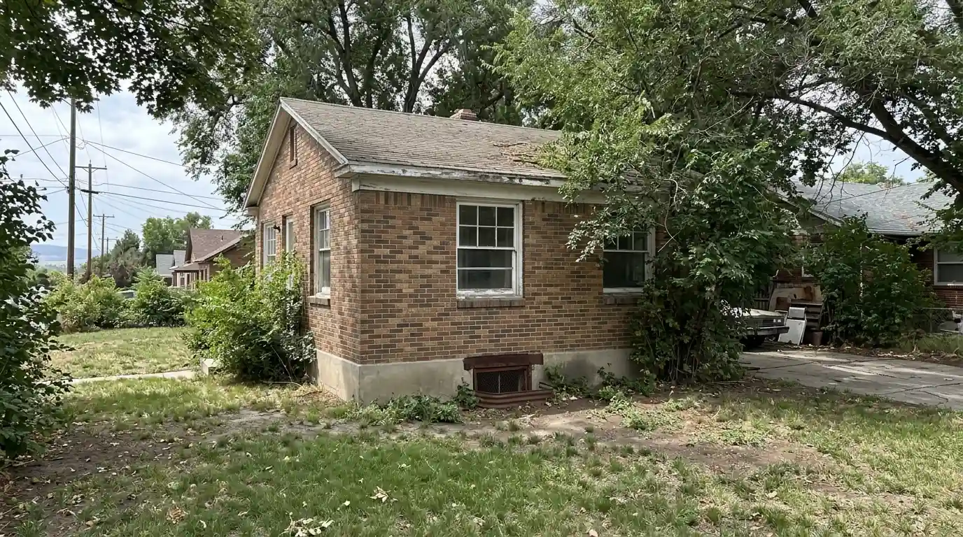 A 1940s Glendale home with a crawl space vent